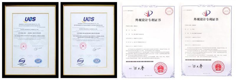folding carts certificate