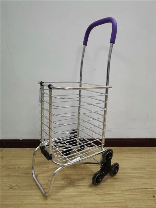 Keranjang Belanja Untuk Barangan runcit Dengan Roda Tiga